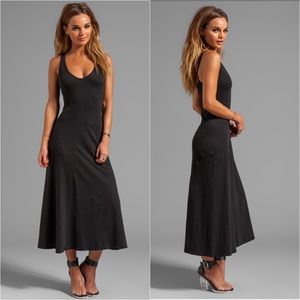 [James Perse] Jersey Deep V Neck Dress